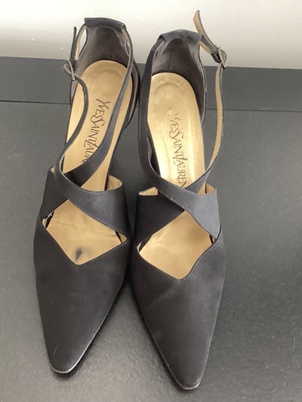 Yves Saint Laurent Black Heels.